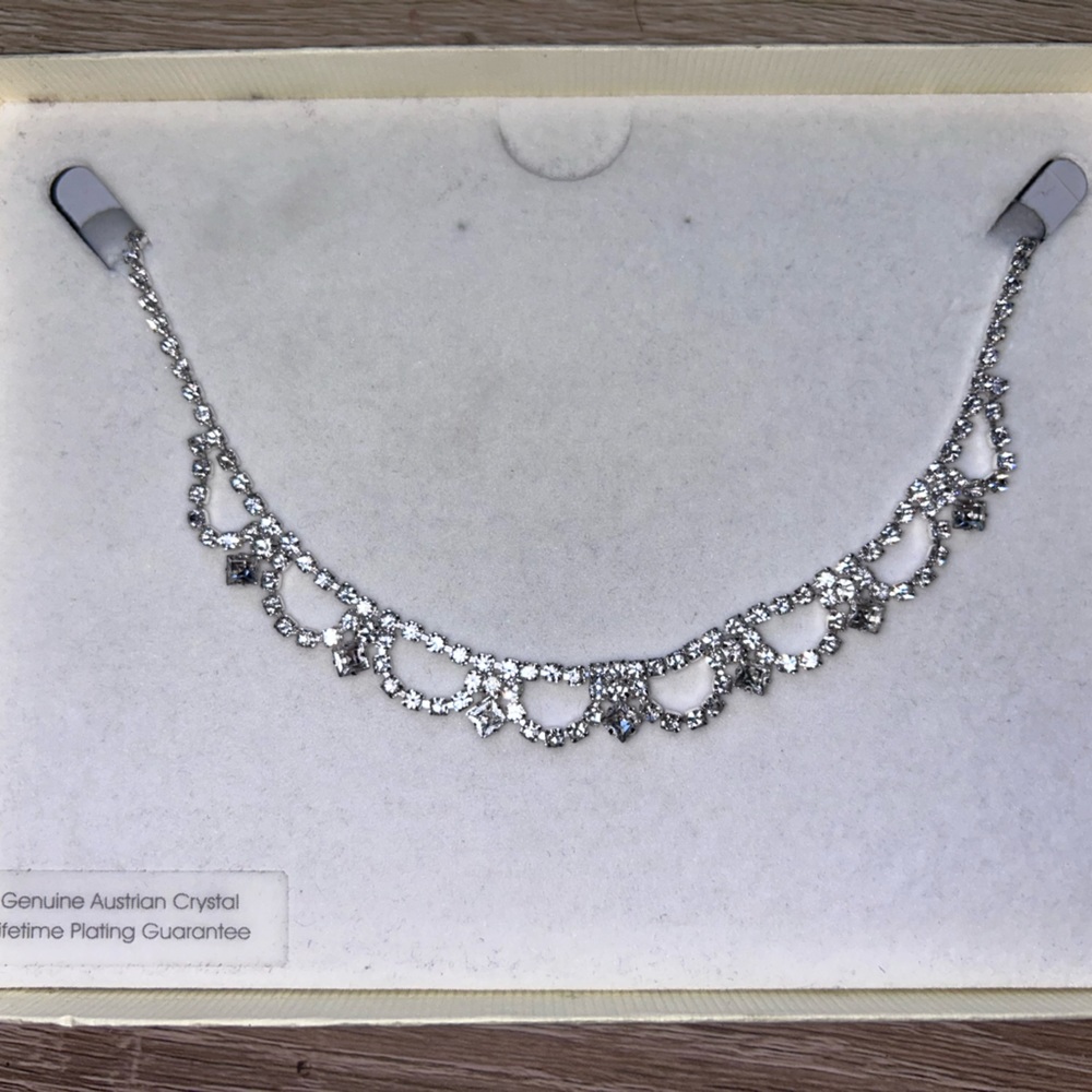 Karina Austrian Crystal, sterling silver